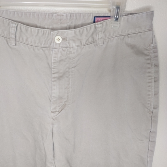 VINEYARD VINES Men's 33x32 Club Pant Chino Flat Front Khaki Cotton Pants - Picture 2 of 8